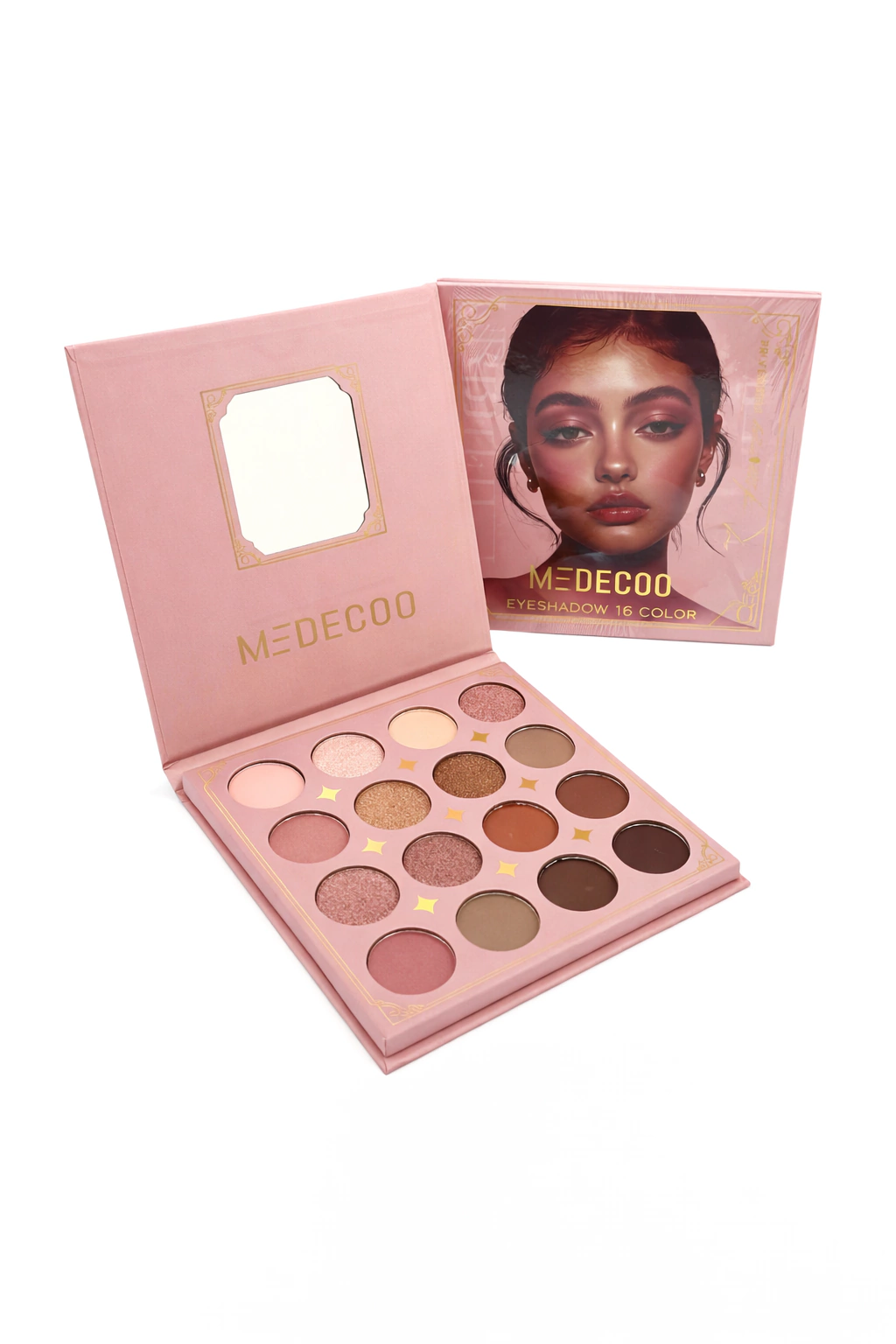 Miniatura 3 de Sombra de ojos 16 colores Medecoo Pink